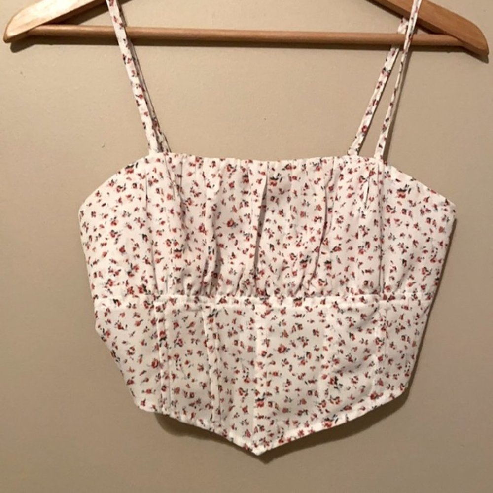Corset Style Crop Top